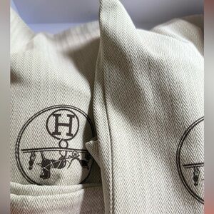 Hermes Cream Sandals Authentic Oran Hermes size 5 new with box dust bag ribbon.
